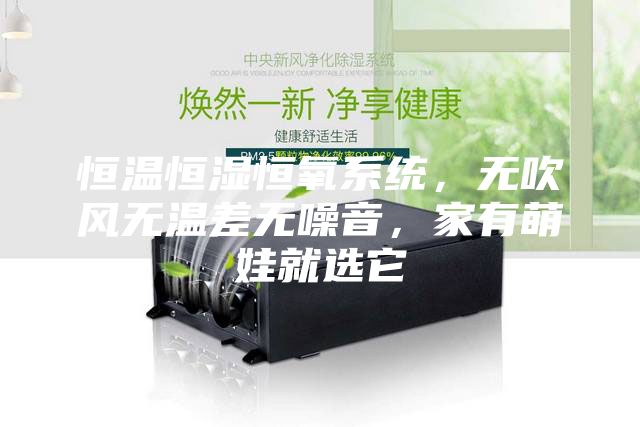 恒温恒湿恒氧系统，无吹风无温差无噪音，家有萌娃就选它