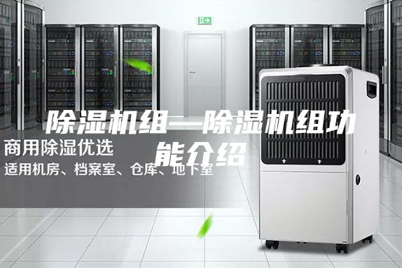 除湿机组—除湿机组功能介绍