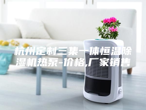 杭州定制三集一体恒温除湿机热泵-价格,厂家销售