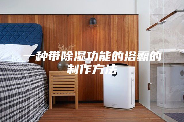 一种带除湿功能的浴霸的制作方法