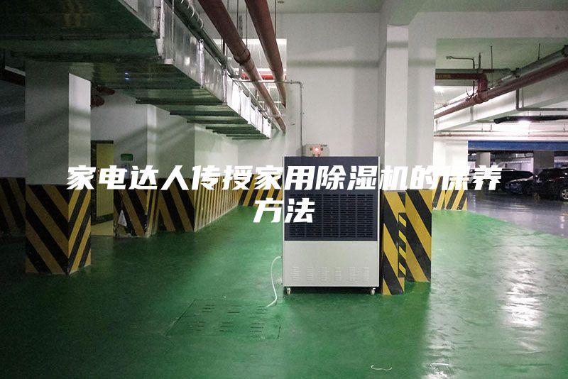 家电达人传授家用除湿机的保养方法