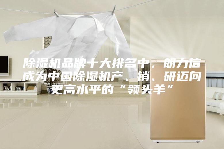 除湿机品牌十大排名中，朗力信成为中国除湿机产、销、研迈向更高水平的“领头羊”