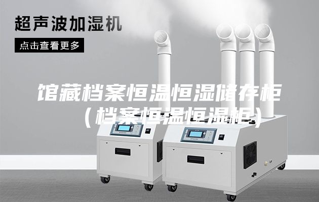 馆藏档案恒温恒湿储存柜（档案恒温恒湿柜）