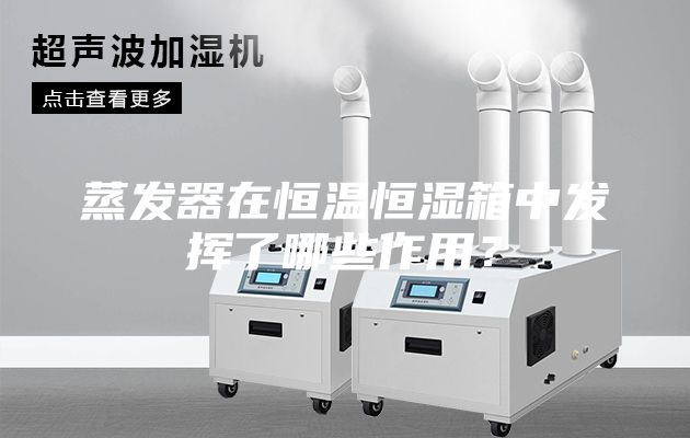 蒸发器在恒温恒湿箱中发挥了哪些作用？