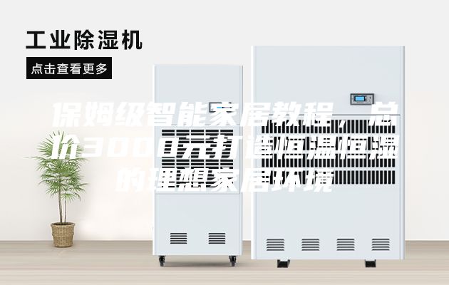 保姆级智能家居教程，总价3000元打造恒温恒湿的理想家居环境