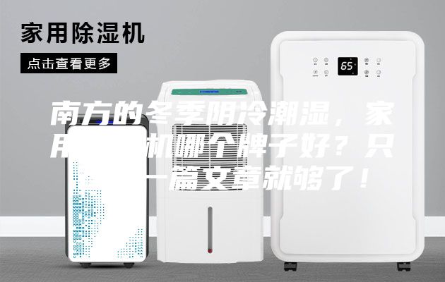 南方的冬季阴冷潮湿，家用除湿机哪个牌子好？只看这一篇文章就够了！