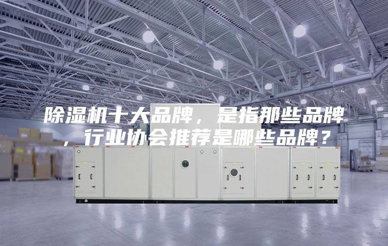 除湿机十大品牌，是指那些品牌，行业协会推荐是哪些品牌？