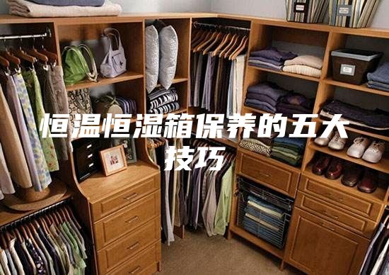 恒温恒湿箱保养的五大技巧