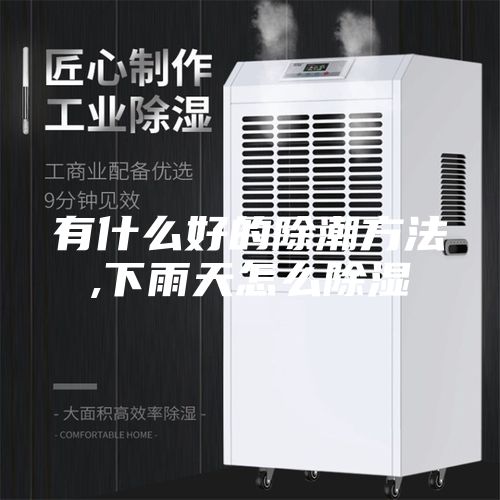 有什么好的除潮方法,下雨天怎么除湿