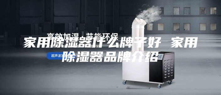 家用除湿器什么牌子好 家用除湿器品牌介绍