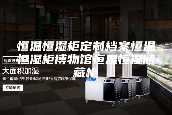 恒温恒湿柜定制档案恒温恒湿柜博物馆恒温恒湿储藏柜