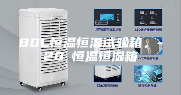 80L恒温恒湿试验箱，-20℃恒温恒湿箱