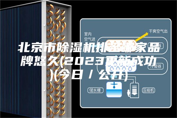 北京市除湿机排名哪家品牌悠久(2023更新成功)(今日／公开)