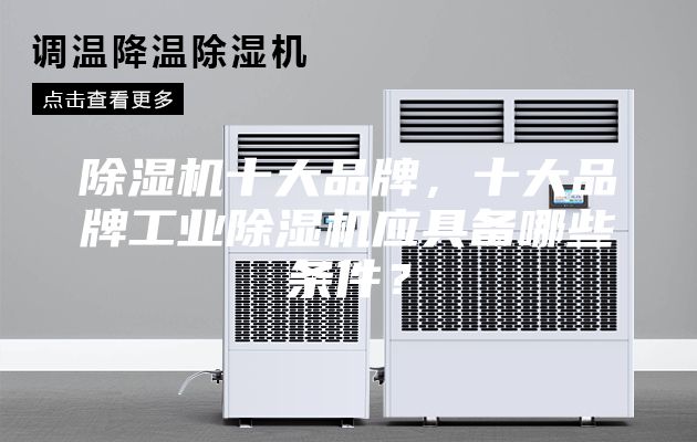除湿机十大品牌，十大品牌工业除湿机应具备哪些条件？