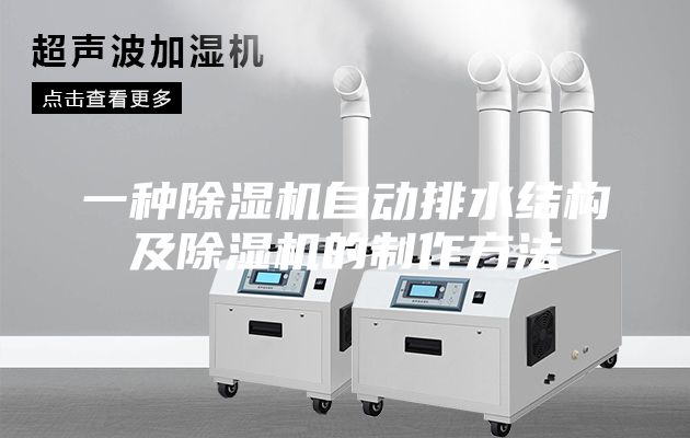 一种除湿机自动排水结构及除湿机的制作方法