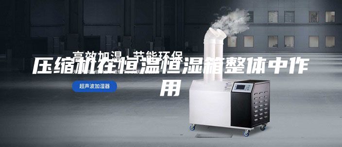 压缩机在恒温恒湿箱整体中作用