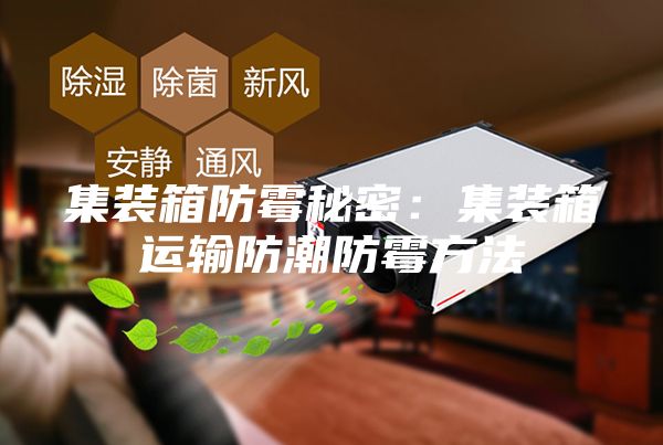 集装箱防霉秘密：集装箱运输防潮防霉方法