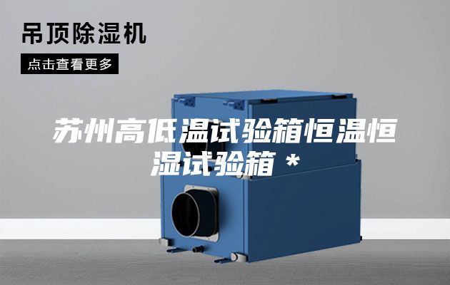 苏州高低温试验箱恒温恒湿试验箱＊
