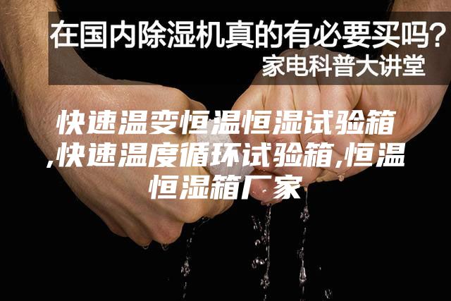 快速温变恒温恒湿试验箱,快速温度循环试验箱,恒温恒湿箱厂家