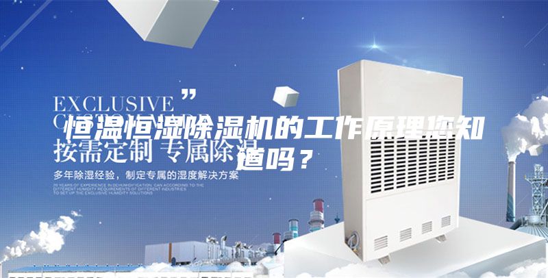 恒温恒湿除湿机的工作原理您知道吗？