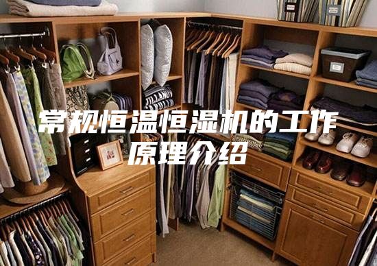 常规恒温恒湿机的工作原理介绍