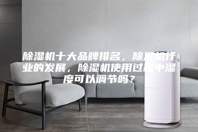 除湿机十大品牌排名，除湿机行业的发展，除湿机使用过程中湿度可以调节吗？