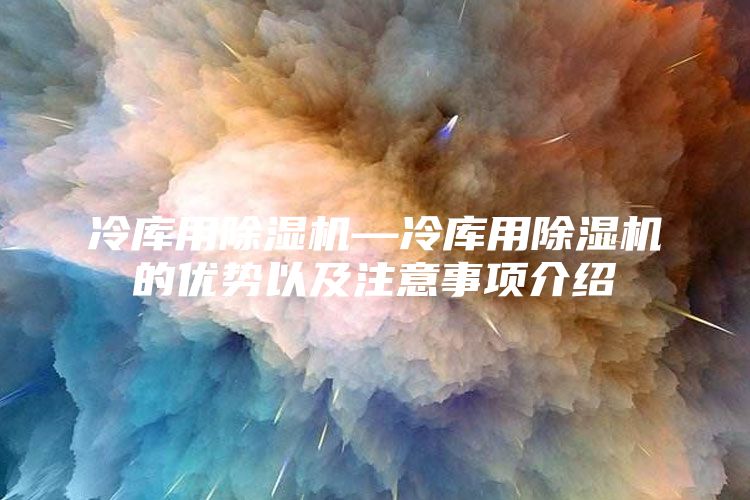 冷库用除湿机—冷库用除湿机的优势以及注意事项介绍