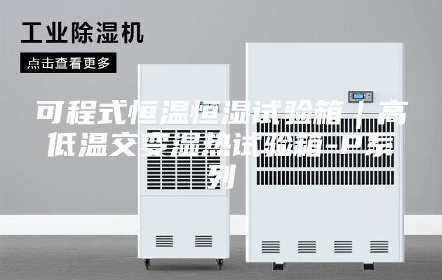 可程式恒温恒湿试验箱｜高低温交变湿热试验箱-P系列