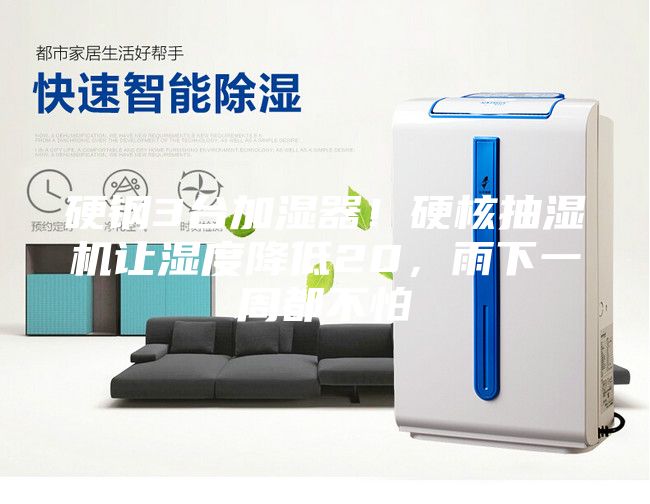 硬钢3台加湿器！硬核抽湿机让湿度降低20，雨下一周都不怕