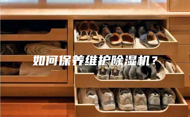 如何保养维护除湿机？