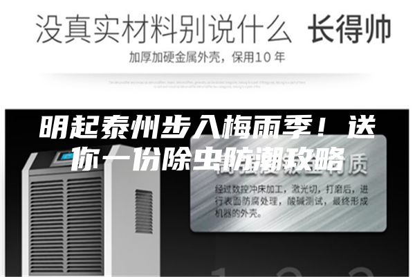 明起泰州步入梅雨季！送你一份除虫防潮攻略