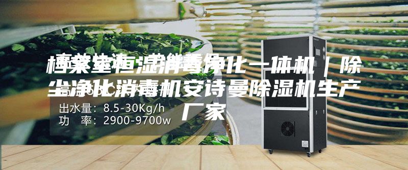 档案室恒湿消毒净化一体机｜除尘净化消毒机安诗曼除湿机生产厂家