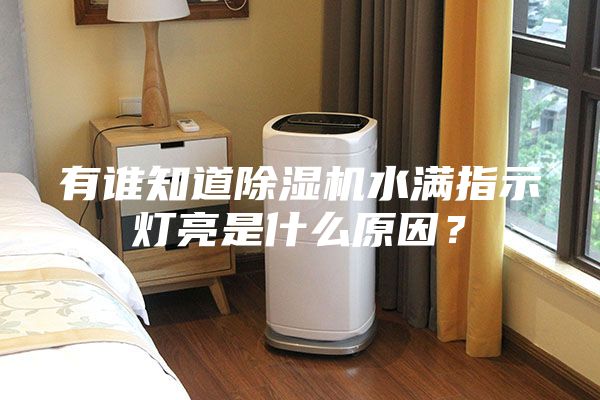 有谁知道除湿机水满指示灯亮是什么原因？
