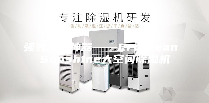 强效除湿神器――EraClean Sunshine大空间除湿机