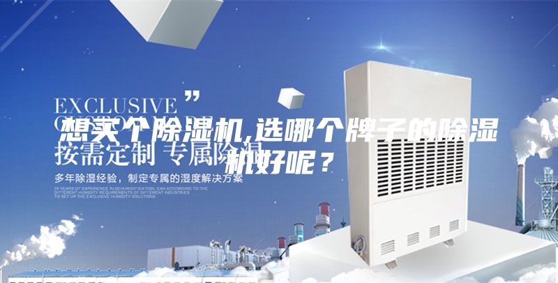 想买个除湿机,选哪个牌子的除湿机好呢？