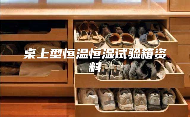 桌上型恒温恒湿试验箱资料
