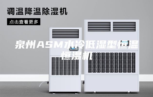 泉州ASM水冷低湿型恒温恒湿机