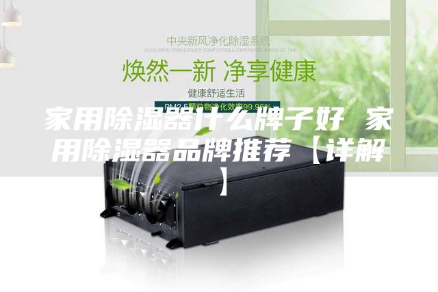 家用除湿器什么牌子好 家用除湿器品牌推荐【详解】