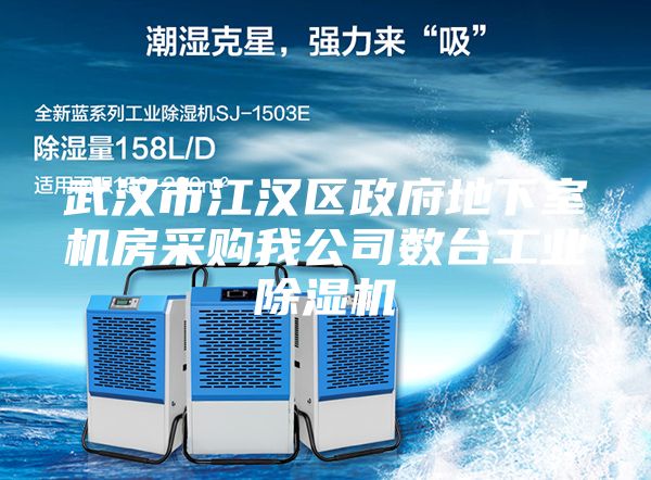 武汉市江汉区政府地下室机房采购我公司数台工业除湿机