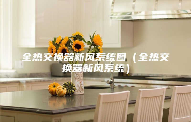 全热交换器新风系统图（全热交换器新风系统）