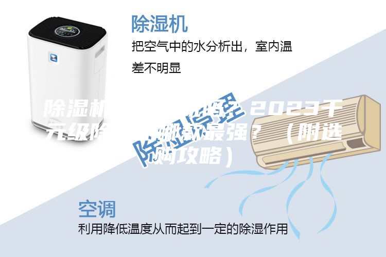 除湿机是智商税吗?2023千元级除湿机哪款最强?(附选购攻略)