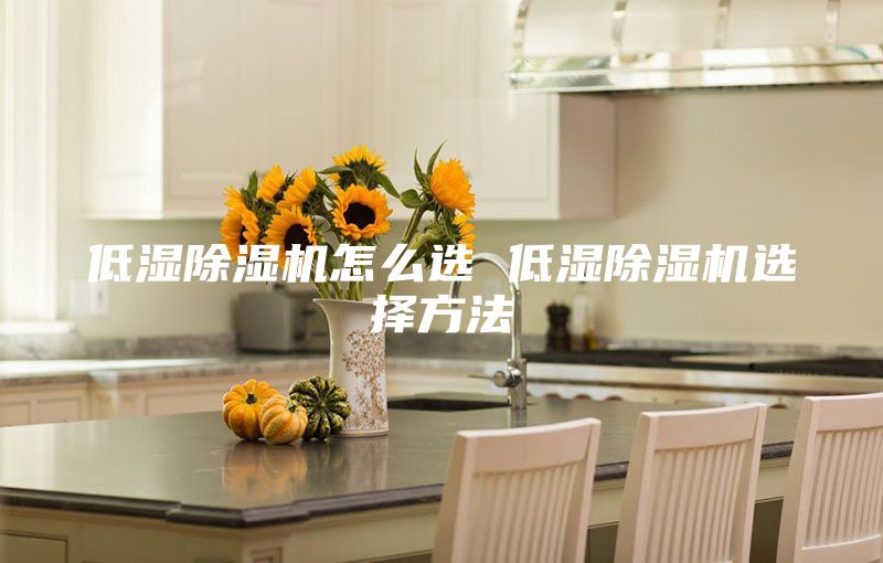 低湿除湿机怎么选 低湿除湿机选择方法