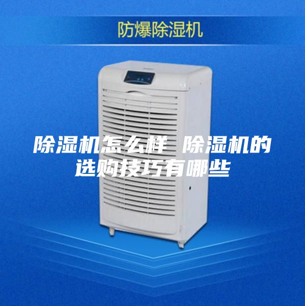 除湿机怎么样 除湿机的选购技巧有哪些