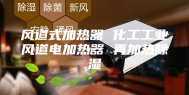 风道式加热器 化工工业风道电加热器 再加热除湿