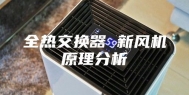 全热交换器 新风机原理分析