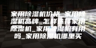 家用除湿机价格_家用除湿机品牌_怎样选择家用除湿机_家用除湿机有用吗_家用除湿机哪里买
