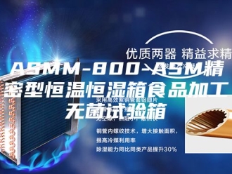 常见问题ASMM-800-ASM精密型恒温恒湿箱食品加工无菌试验箱