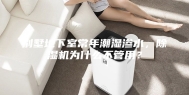 别墅地下室常年潮湿渗水，除湿机为什么不管用？