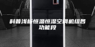 科普浅析恒温恒湿空调机组各功能段