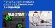 恒温恒湿箱（B2型）厂家